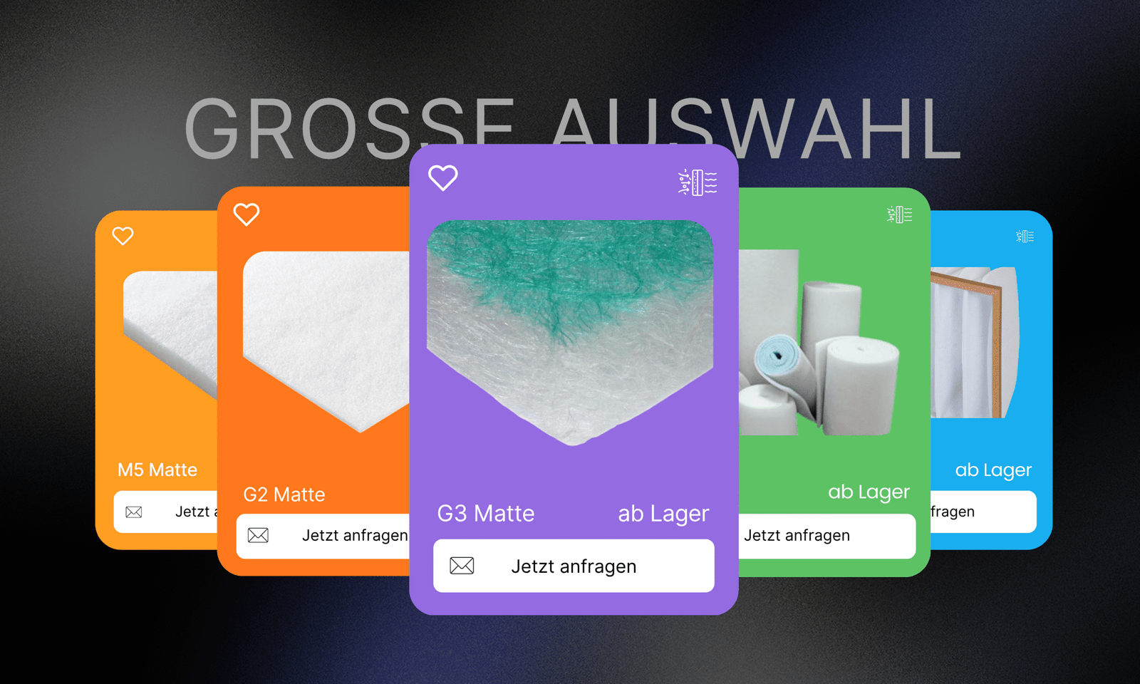 Grosse Auswahl_Filtermatten